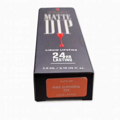 vida matte dip liquid lipstic pink euphoria 258 3ml