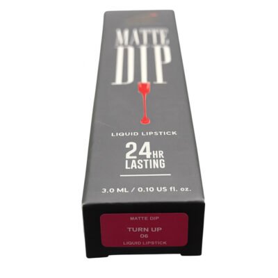 vida matte dip liquid lipstic turn up 153 3ml